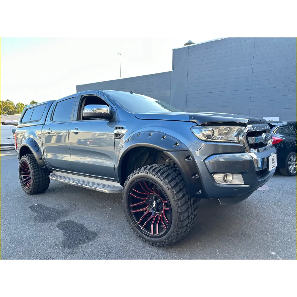 Monster Flare for Ford Ranger PX2 2016-2018 Bolt Style Matte Black