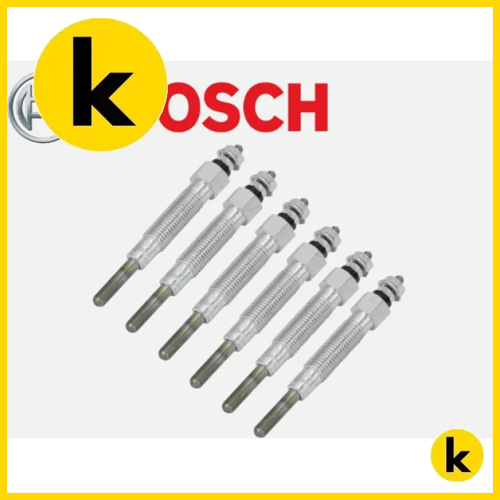 Nissan Patrol GQ 88-99 6x Bosch Glow Plugs Kren Bits