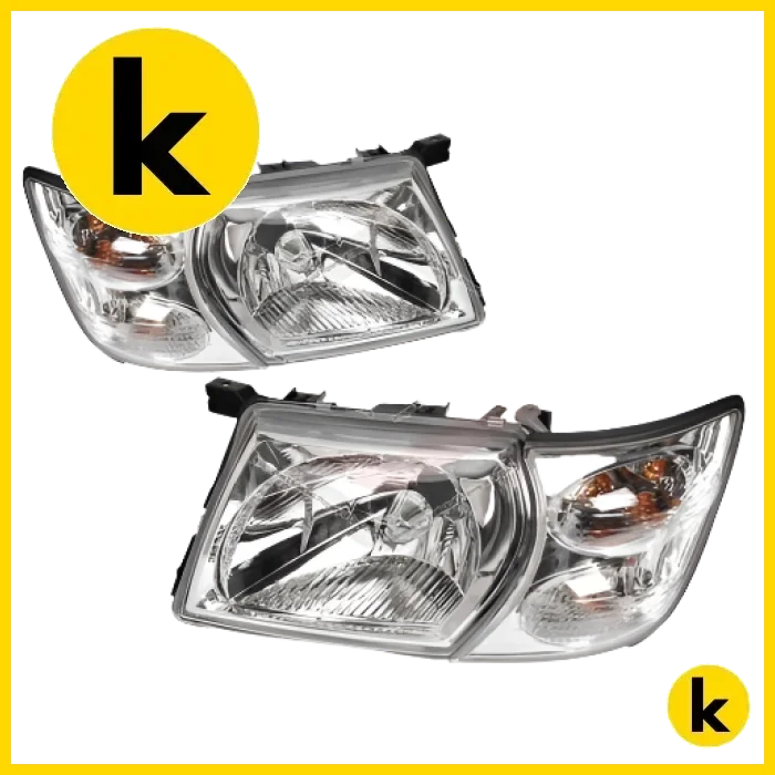 Nissan Y61 Patrol Safari GU Clear Headlights 00-04 Kren Bits