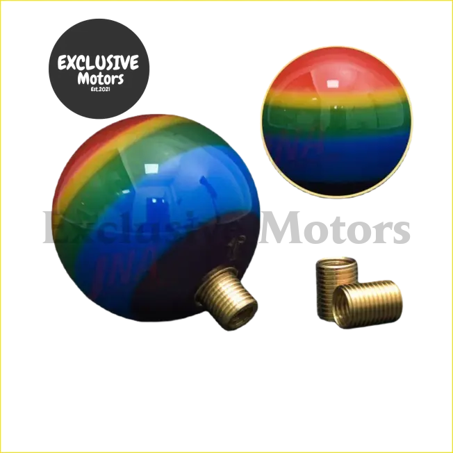 Rainbow Gear Shift Knob Ball - Interior Accessories