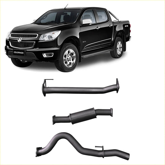 Redback Extreme Duty Exhaust for Holden Colorado RG 2.8L (09/2016 - Resonator (Medium) - 4x4 Performance System