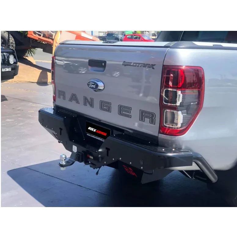 Rockamor Elite Steel Rear Step / Towbar To Suit Ford Ranger Wildtrack