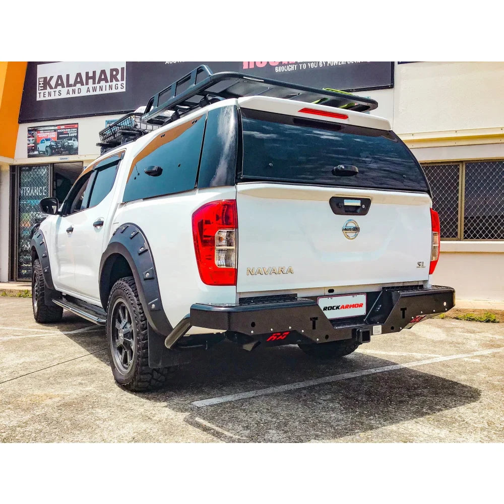 Rockamor Elite Steel Rear Step / Towbar To Suit Nissan Navara Np300