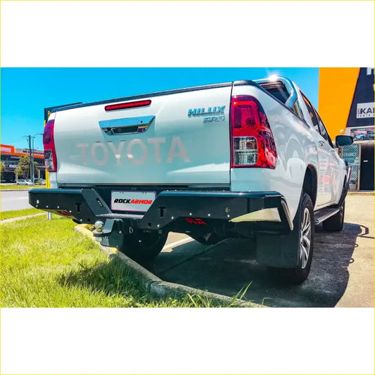 Rockamor Elite Steel Rear Step / Towbar To Suit Toyota Hilux N80 2015+
