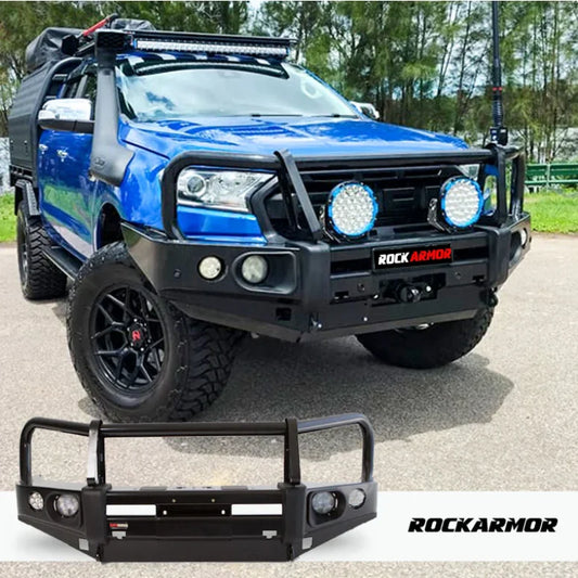 Rockarmor Elite Bullbar Frontal Combo To Suit Ford Ranger 2005- 2020 - Winch Bar