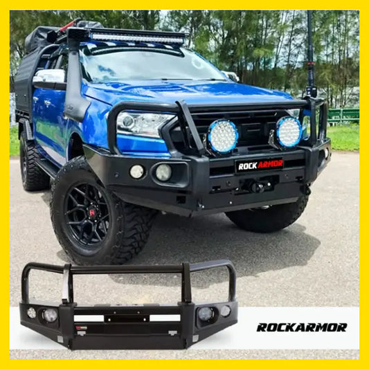 Rockarmor Elite Bullbar Frontal Combo To Suit Ford Ranger 2005- 2020 - Winch Bar