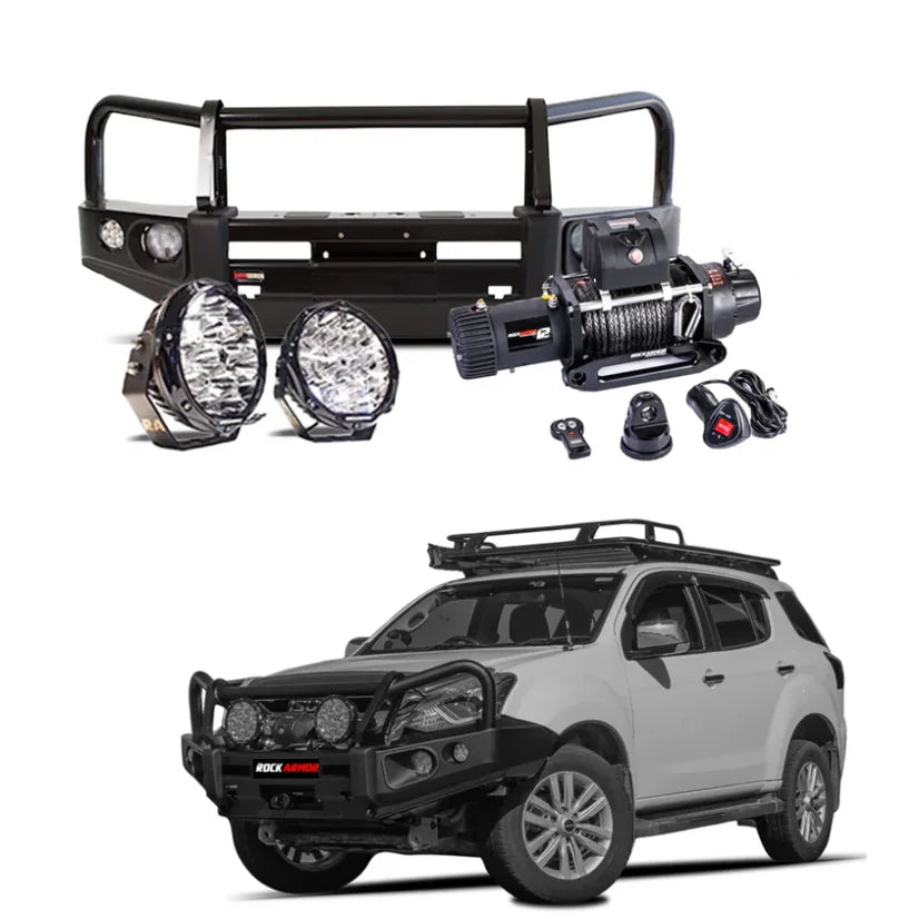 Rockarmor Elite Bullbar Frontal Combo To Suit Isuzu Mu-X 05/2012 - Winch Bar