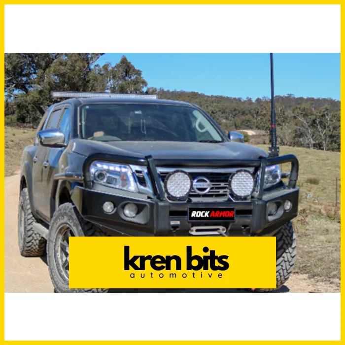 Rockarmor Elite Bullbar Frontal Combo To Suit Nissan Navara Np300 Winch Bar Combo