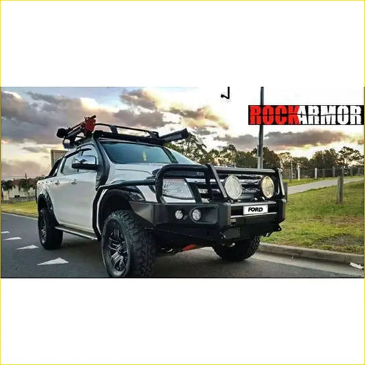 Rockarmor Elite Steel Bullbar To Suit Ford Ranger Px1-2 (Bumper Cut) - Winch Bar