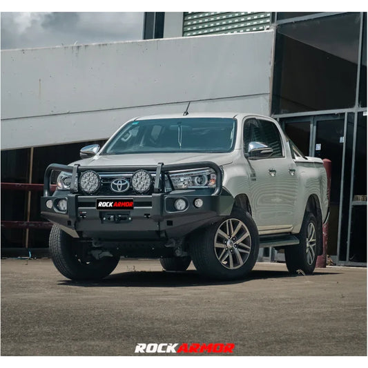 Rockarmor Elite Steel Bullbar To Suit Toyota Hilux N80 2015-2020 - Winch Bar