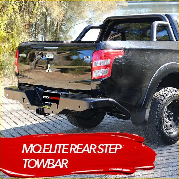 Rockarmor Elite Steel Rear Step / Tow Bar To Suit Mitsubishi Triton