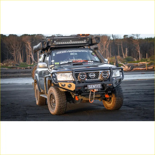 Rockarmor GT Hoop Nissan Patrol GU4 Bullbar Combo