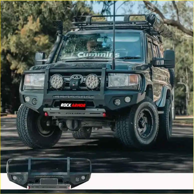 Rockarmor Gt Hoop Steel Bullbar - Toyota Landcruiser 76,78,79