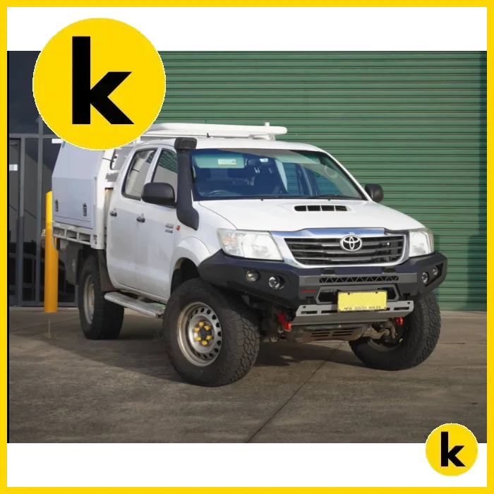 Rockarmor Gt Hoopless Bullbar Frontal Combo - Toyota Hilux N70 2005-2011 Winch Bar Combo