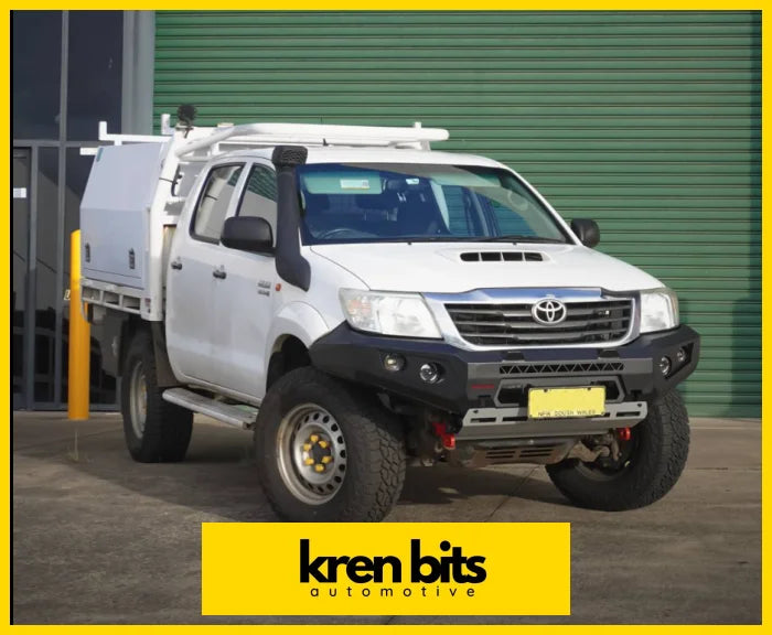 Rockarmor Gt Hoopless Steel Bullbar Frontal Combo - Toyota Hilux N70 2012-15 Winch Bar Combo