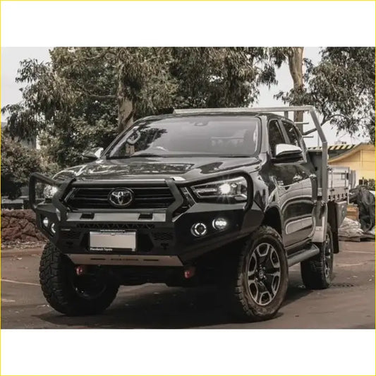 Rockarmor Gt Steel Hoop Bullbar To Suit Toyota Sr Hilux 2020-2025 - Winch Bar