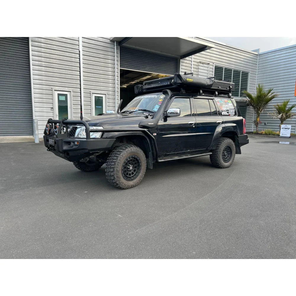 Rockarmor Premium Bullbar Frontal Combo To Suit Nissan Patrol Gu4 2005 To Current (Full Bar Replacement) - Winch Bar