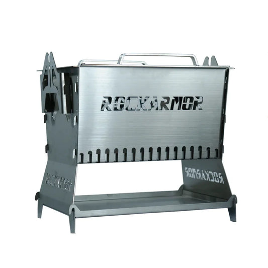 Rockarmor Premium Camp Fire Pit & Bbq Grille