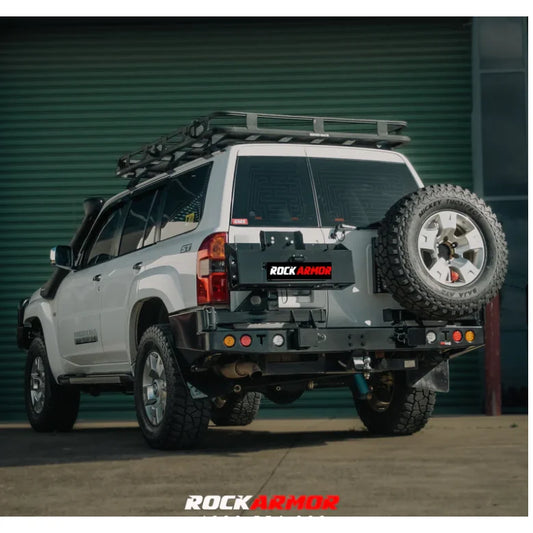 Rockarmor Steel Dual Wheel Carrier To Suit Nissan Patrol Y61 Gu4 2004