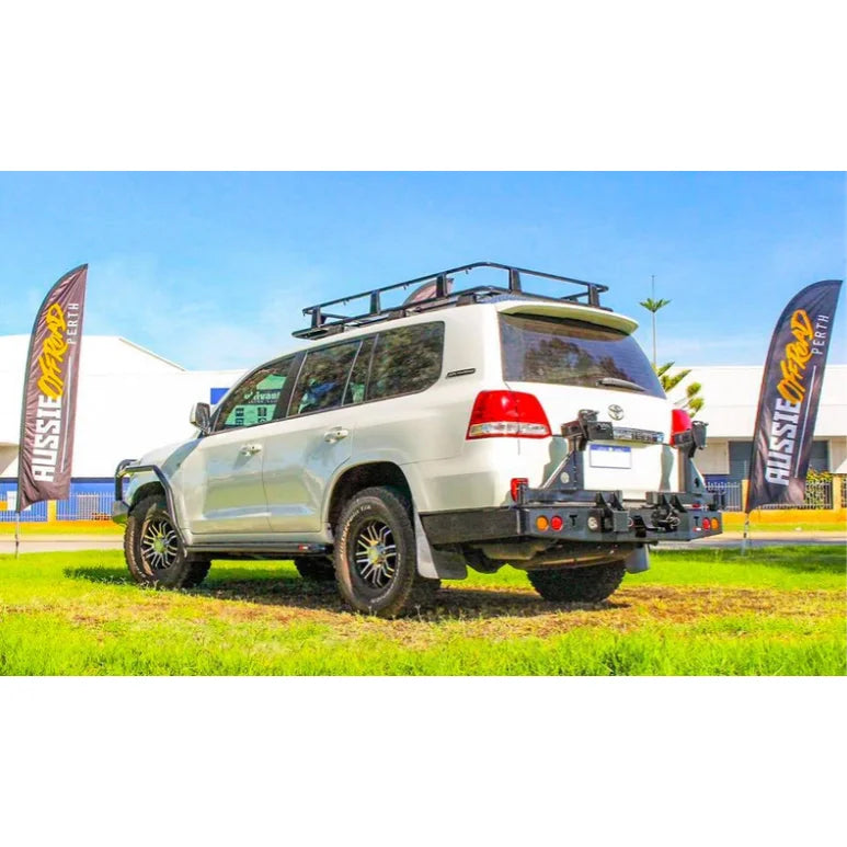 Rockarmor Steel Dual Wheel Carrier To Suit Toyota Landcruiser Fj200