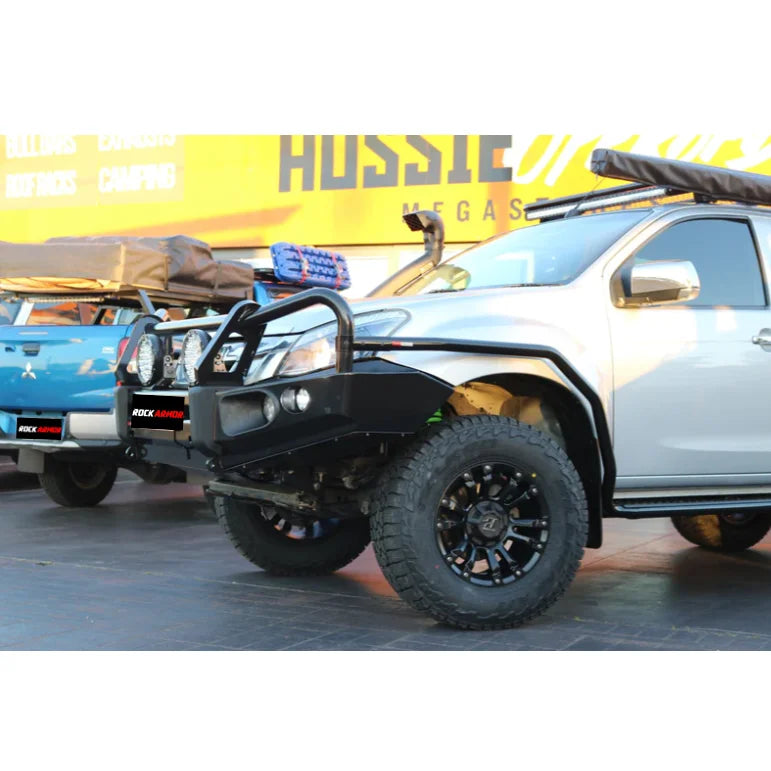 Rockarmor Steel Rockslider Side Steps To Suit Holden Colorado 2012