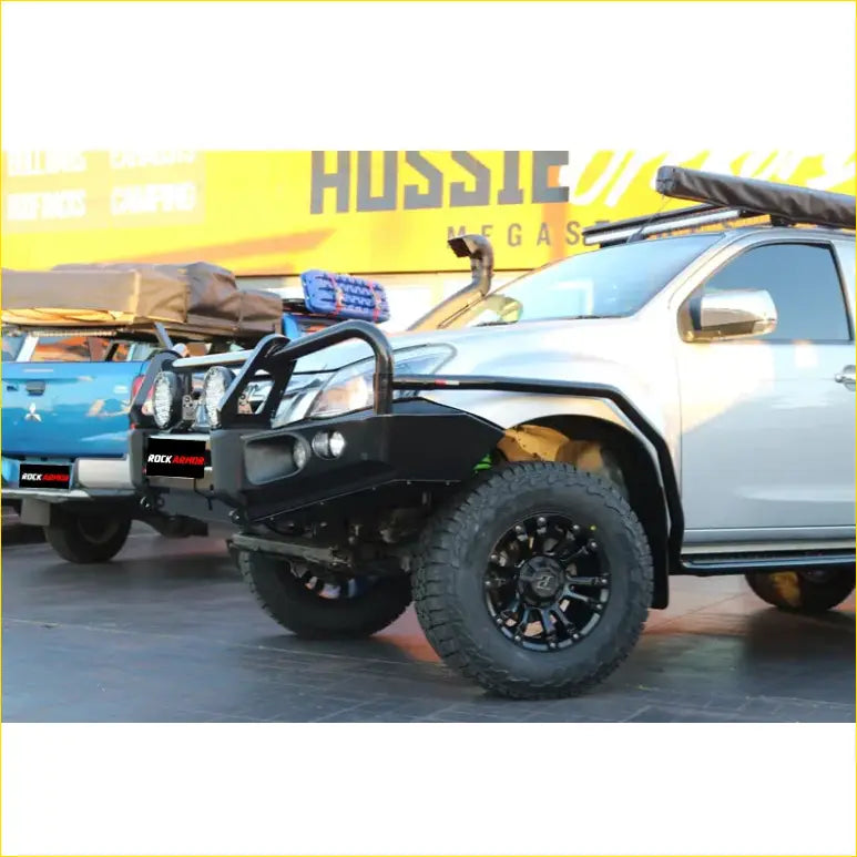 Rockarmor Steel Rockslider Side Steps To Suit Holden Colorado 2012