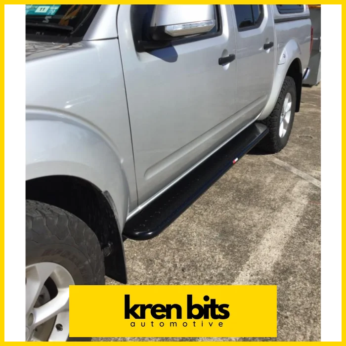 Rockarmor Steel Rockslider Side Steps To Suit Nissan Navara D40 2005-2015 Thai & Spanish Side Steps