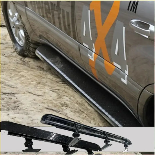 Rockarmor Steel Rockslider Side Steps To Suit Toyota Landcruiser