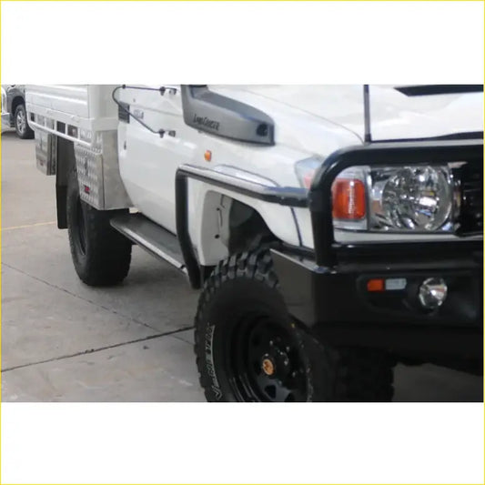 Rockarmor Steel Rockslider Side Steps To Suit Toyota Landcruiser 76