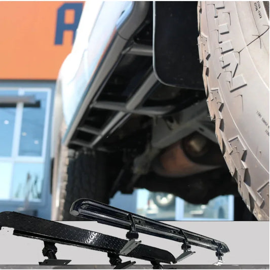 Rockarmor Steel Rockslider Side Steps To Suit Toyota Prado Fj90/95
