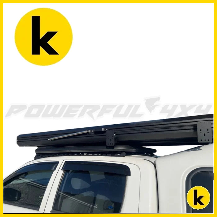 POWERFUL Roof Rack Platform with Side Rail for Toyota Hilux Revo Rocco 2015-2022 (133x125cm)
