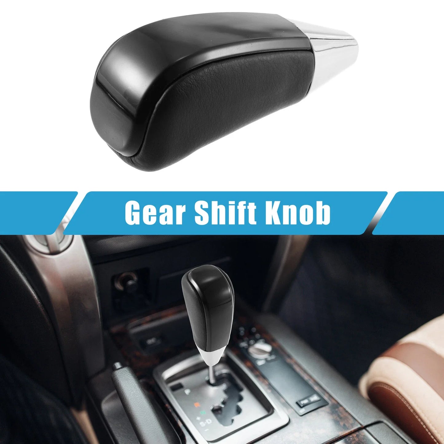 Automatic Gear Shift Knob for Toyota Land Cruiser (2016-2021) Black