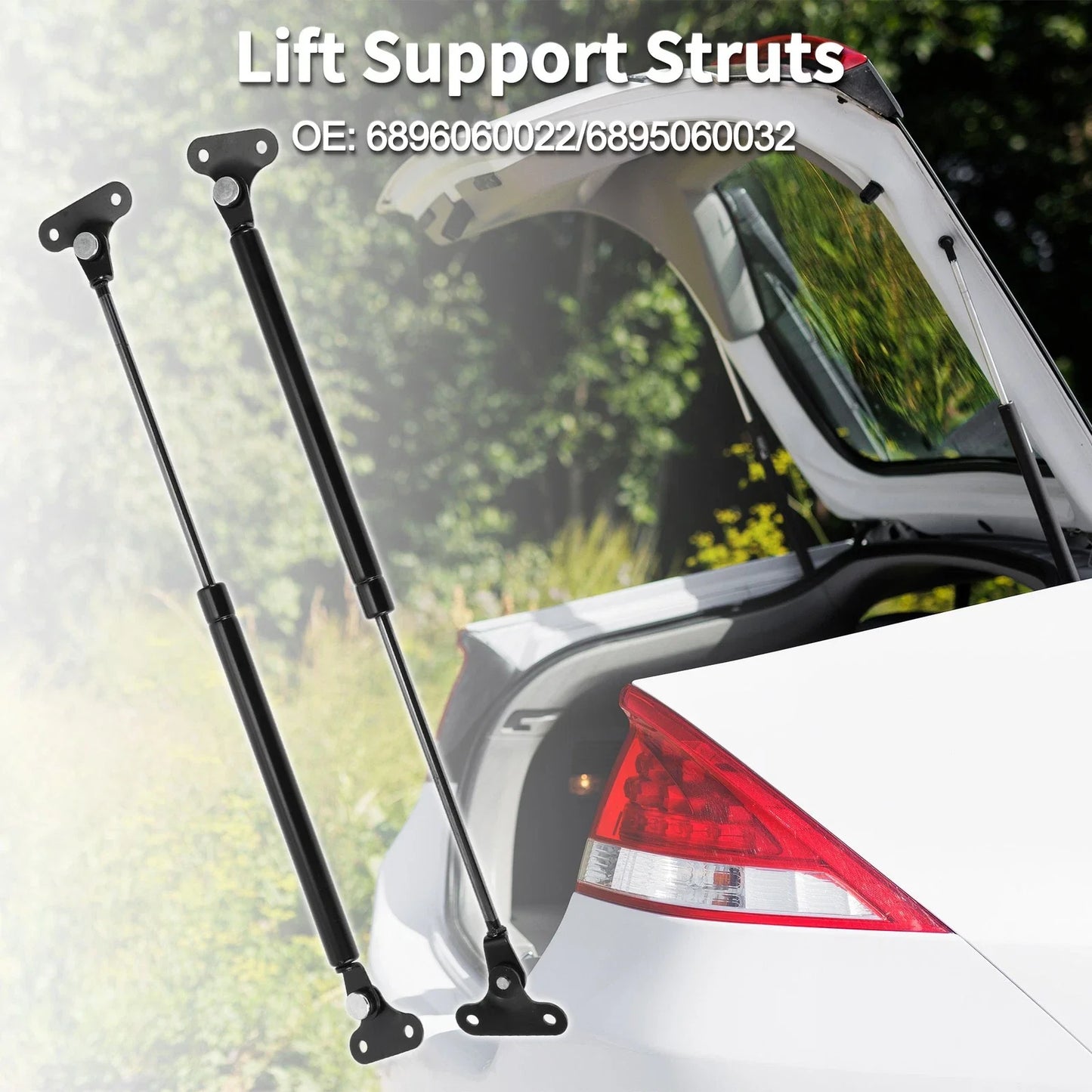 Rear Hatch Lift Supports for Toyota Land Cruiser (2008-2021) - 2 x Struts