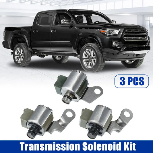 3 Pcs Shift Lock Up Solenoid Kit for Toyota A340E Transmission