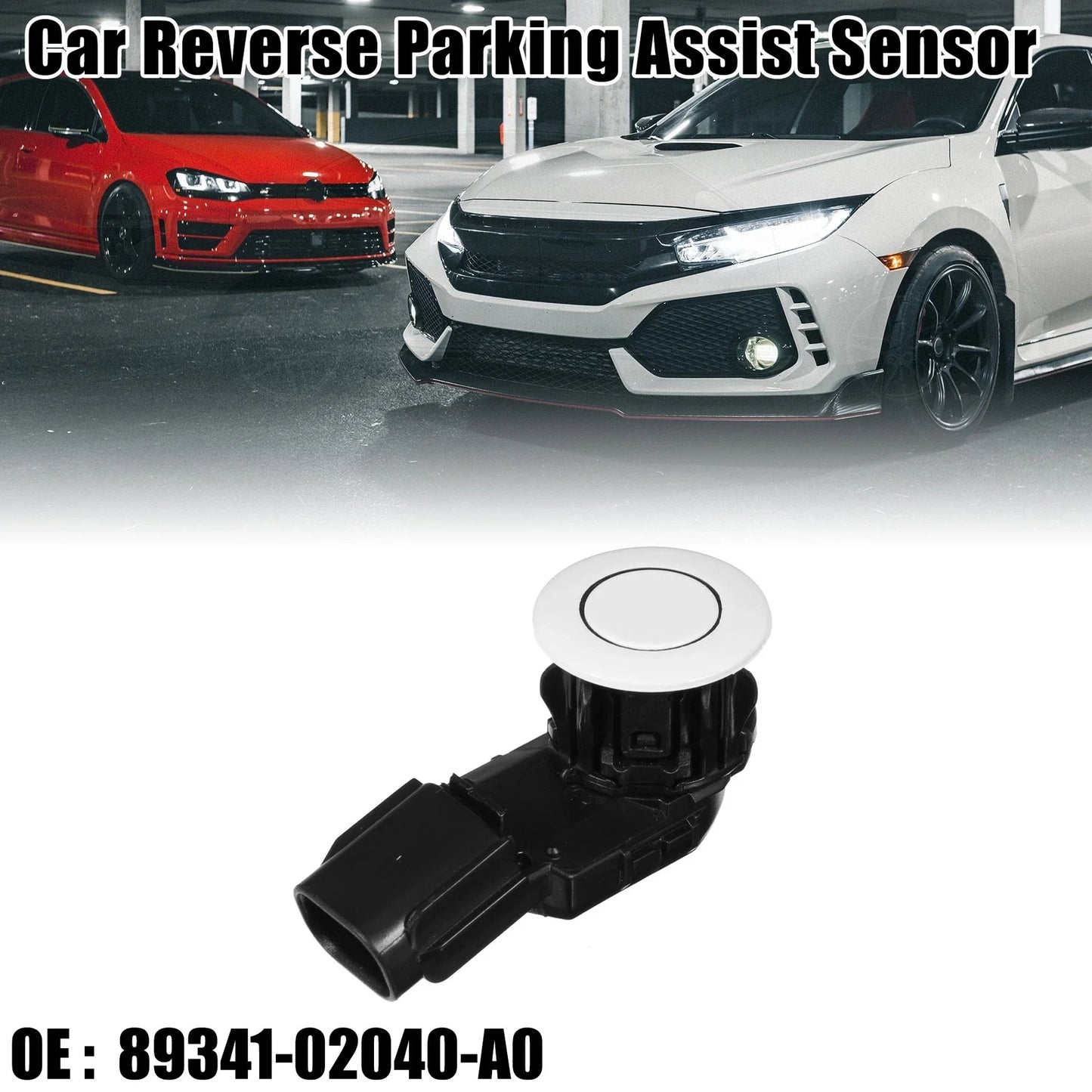 Reverse Assist Sensor for Toyota RAV4 2012-2015 - 1 x White Sensor