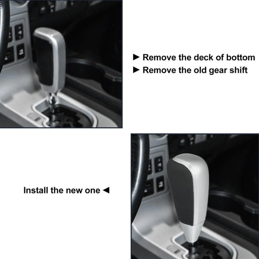 Gear Stick Shift for Toyota Land Cruiser Black Faux Leather (2008-2021)