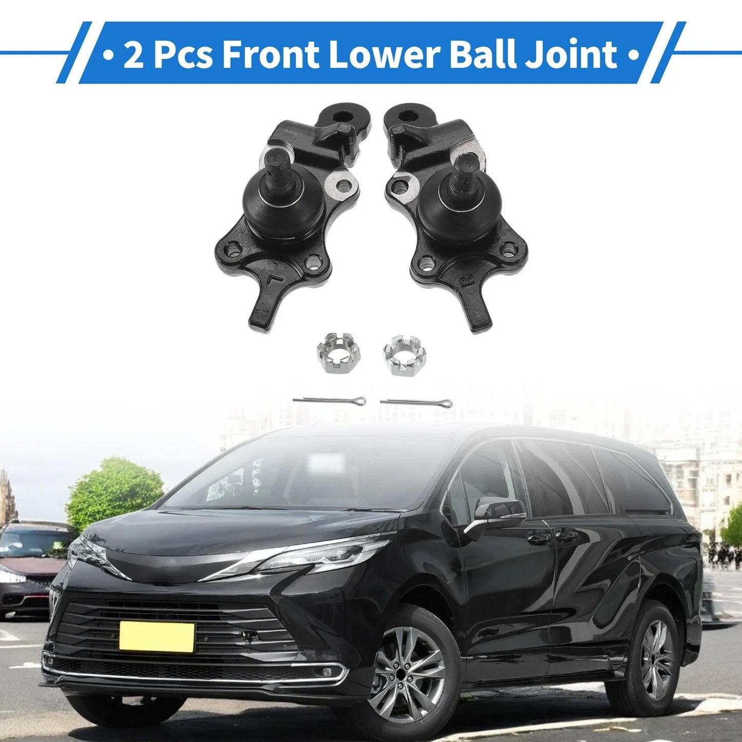 2 x Front Lower Ball Joints for Toyota Tundra (2000-2002)