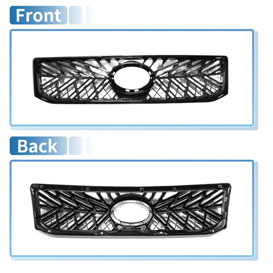 Front Upper Bonnet Bumper Grille for Toyota Land Cruiser Prado (2002-2009)