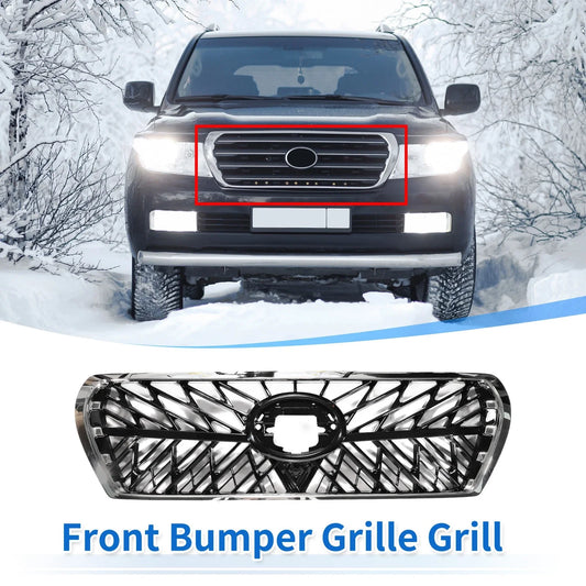 Front Upper Bonnet Bumper Grille for Toyota Land Cruiser LC200 (2008-2015)