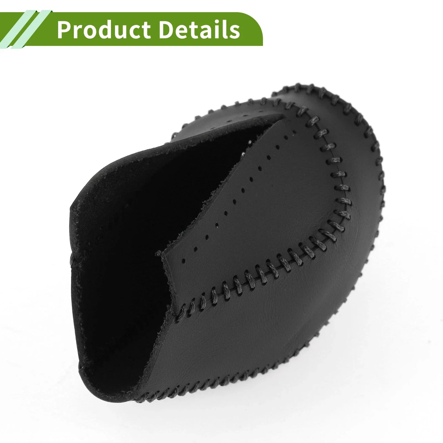 Car Gear Shift Knob Cover for Toyota Highlander (2008-2013) Black Faux Leather