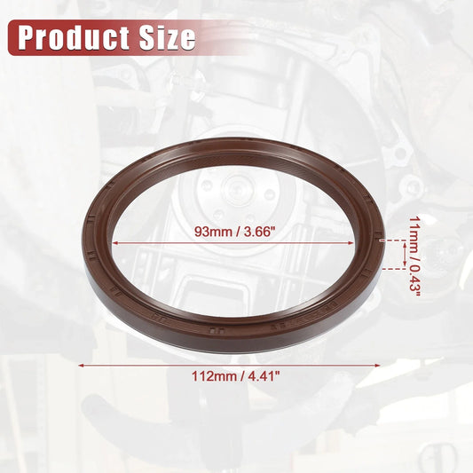 2 x Engine Crankshaft Oil Seals for Toyota Land Cruiser, 4Runner (2000-2023)