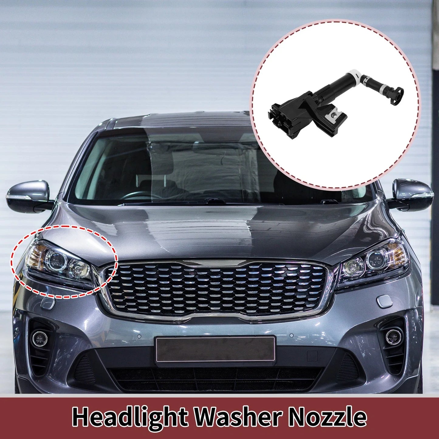 Headlight Washer Nozzle for Toyota Land Cruiser (2008-2021)