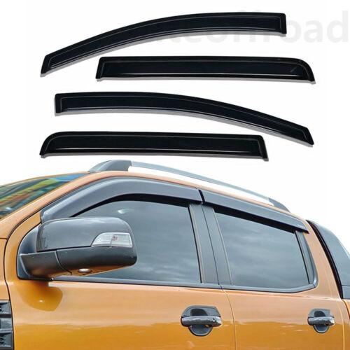 Ford Ranger 2022+ Door Visors Weather Shield Set