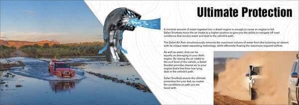 Safari V-Spec Snorkel To Suit Nissan Pathfinder R51 & Navara D40 2010+