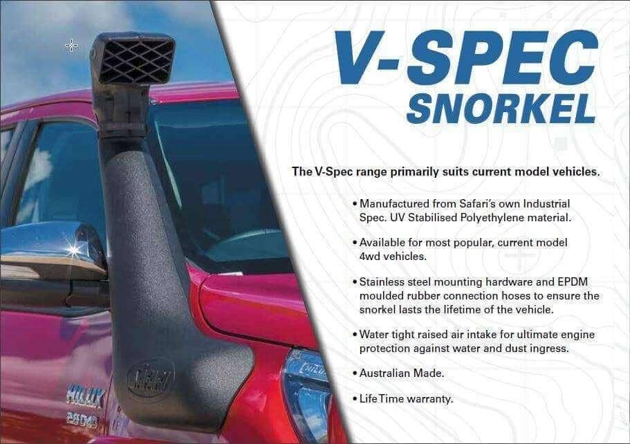 Safari V-Spec Snorkel to suit Toyota Landcruiser 80 Series