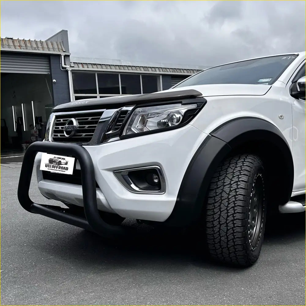 Stainless Steel Nudge Bar Nissan Navara NP300 2015-2020 Matte Black