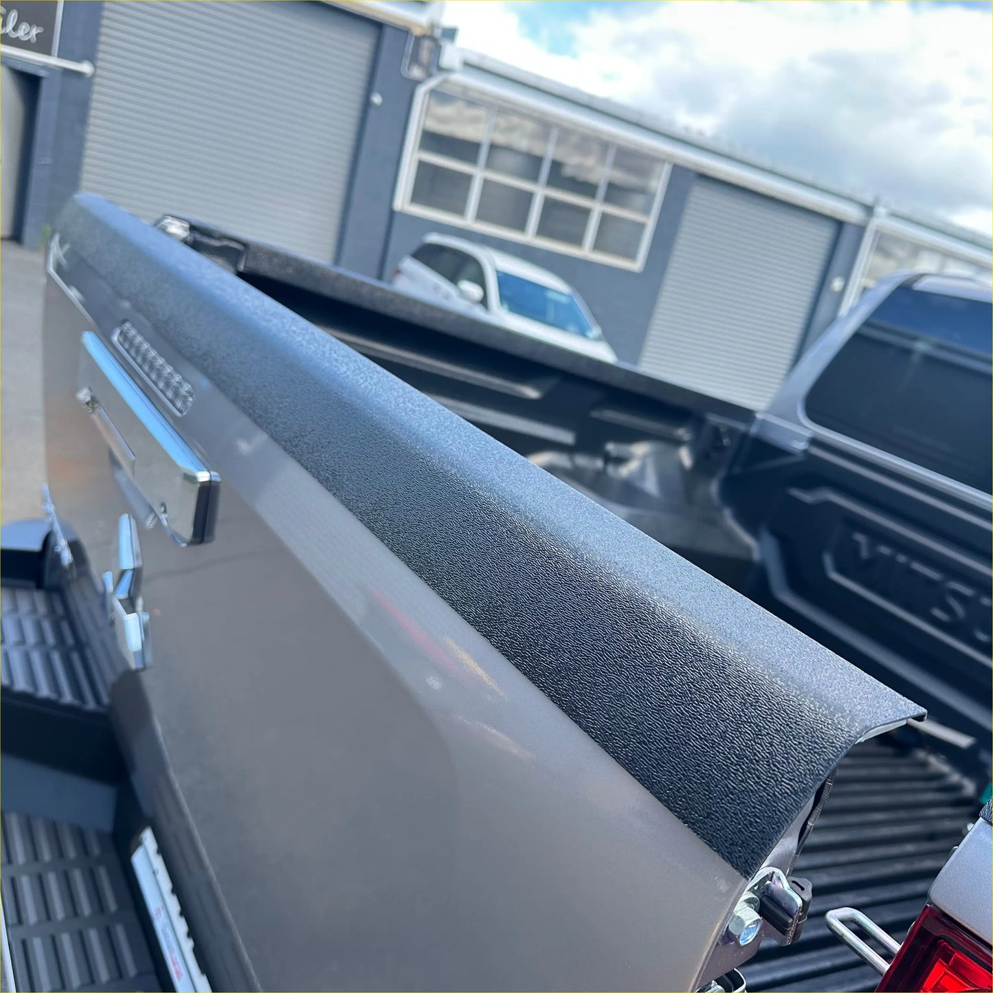 Tailgate Cover for Mitsubishi Triton 2024+ Textured Black - Bedside / cover