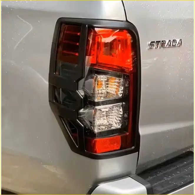 Taillight Covers Mitsubishi Triton 2019-2023 Matte black - Plastic Trim