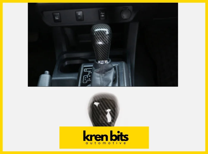 Toyota Hilux 16-22 Carbon Fibre Gear Knob Cover Kren Bits