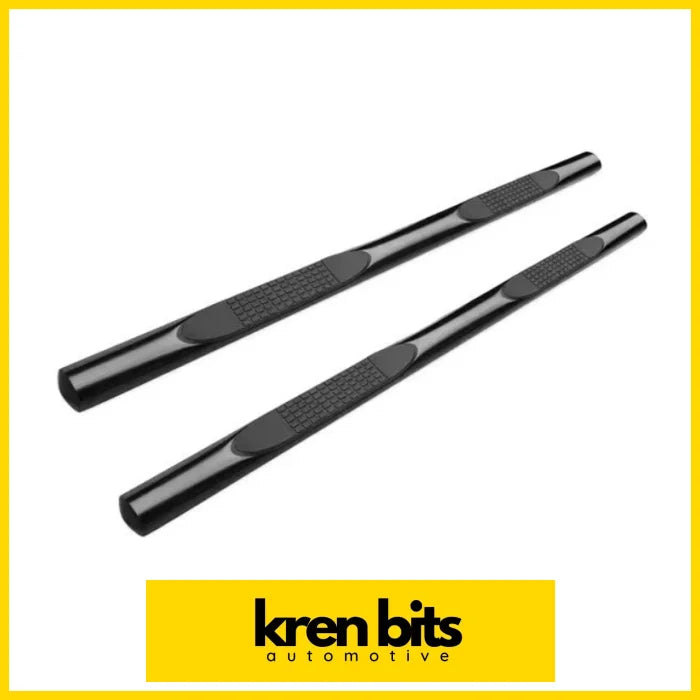 Toyota Hilux 2005-2015 Black Stainless Steel Running Boards Kren Bits